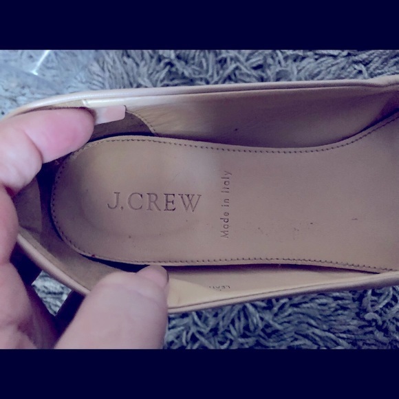 J crew cream tan flats with stud detail made in Italy - Picture 4 of 8
